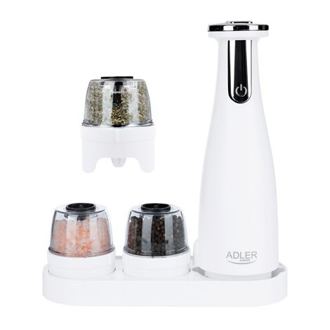 Adler | Electric Salt and pepper grinder | AD 4449w | Grinder | 7 W | Housing material ABS plastic | Lithium | Mills with cerami - 2
